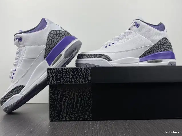 One Kick Air Iris' 3 'Dark Retro CT8532-105 Jordan 0517